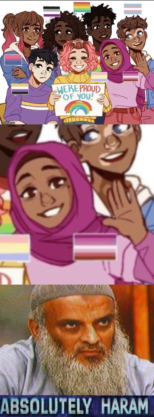 WERE PROUD OF YOU! ABSOLUTELY HARAM