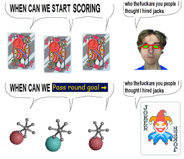 A meme comparing Nubby's Number Factory to Balatro. The meme was posted to /r/nubbygame.