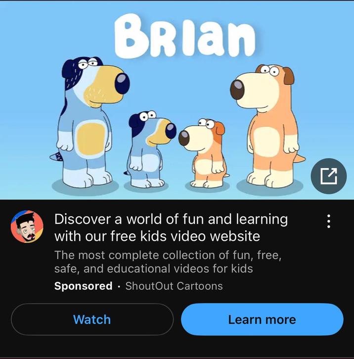 BRIAN ས] Discover a world of fun and learning with our free kids video website The most complete collection of fun, free, safe, and educational videos for kids Sponsored ⚫ ShoutOut Cartoons Watch . Learn more