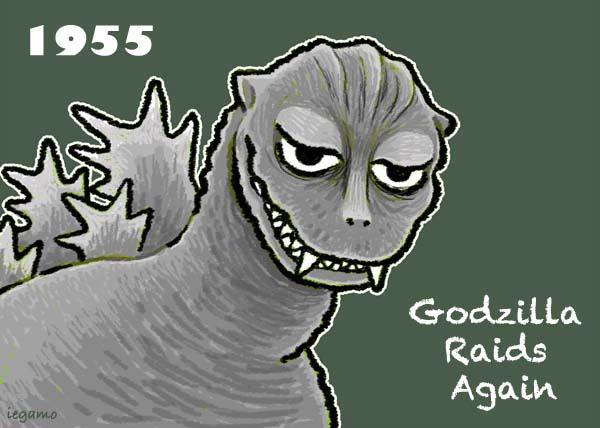 1955 iegamo Godzilla Raids Again