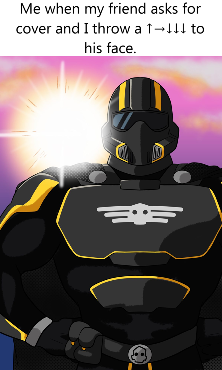 This curi meme uses an image of a Superman comic cover acompannied with text of a supposedly good action for comedic purposes.

!https://media.tenor.com/EJmW8NridIsAAAAM/superman-dc.gif!