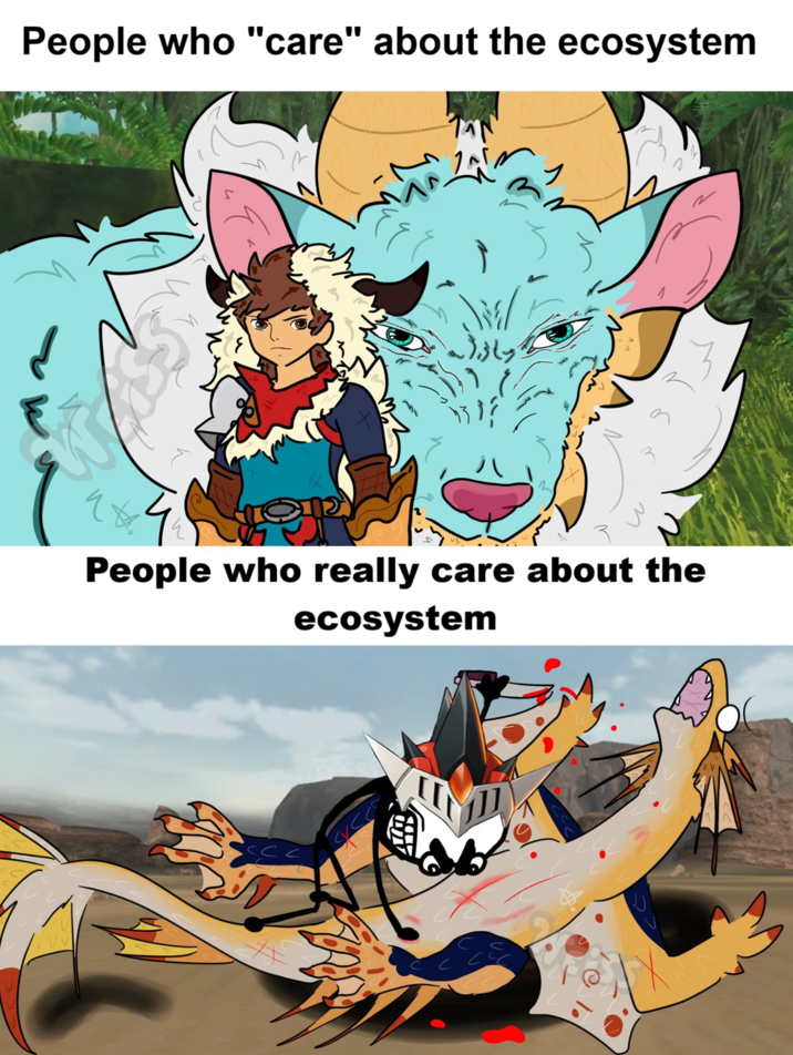 People who "care" about the ecosystem 2 People who really care about the ecosystem #