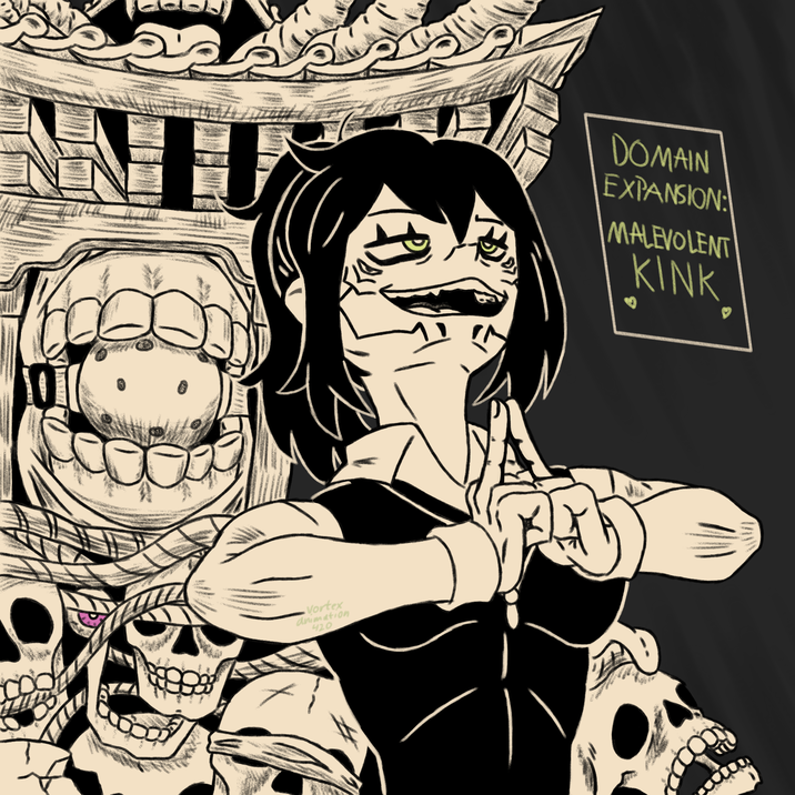 а Vortex animation 420 DOMAIN EXPANSION: MALEVOLENT KINK