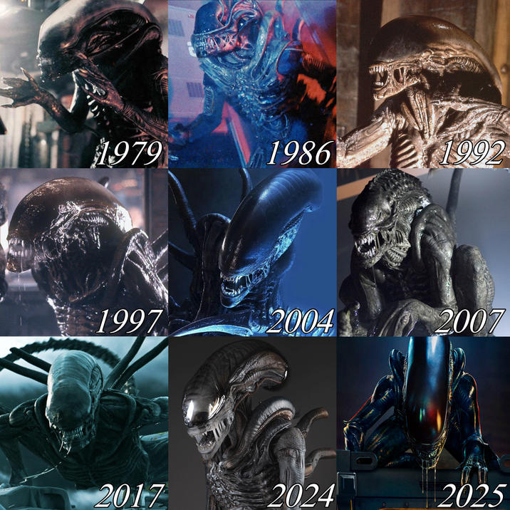 Evolution of the Xenomorph | Alien | Know Your Meme
