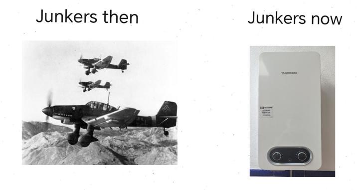 Junkers then Junkers now TANKERS KD400794 JUNKERS