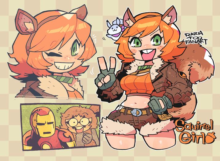 で RARIA TOO FANART = ODD Squirrel Girls