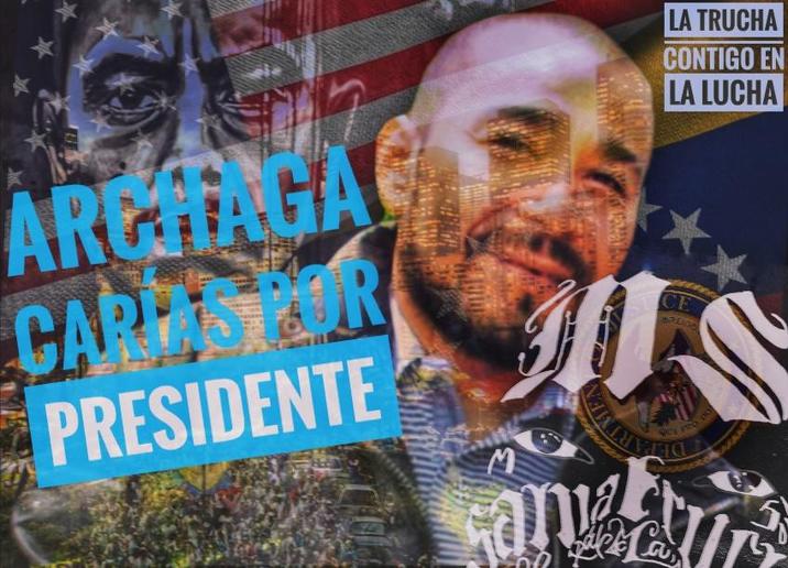 17. ARCHAGA CARP R PRESIDENTE ARTMEN CE MIRENDO LA TRUCHA CONTIGO EN LA LUCHA sawass