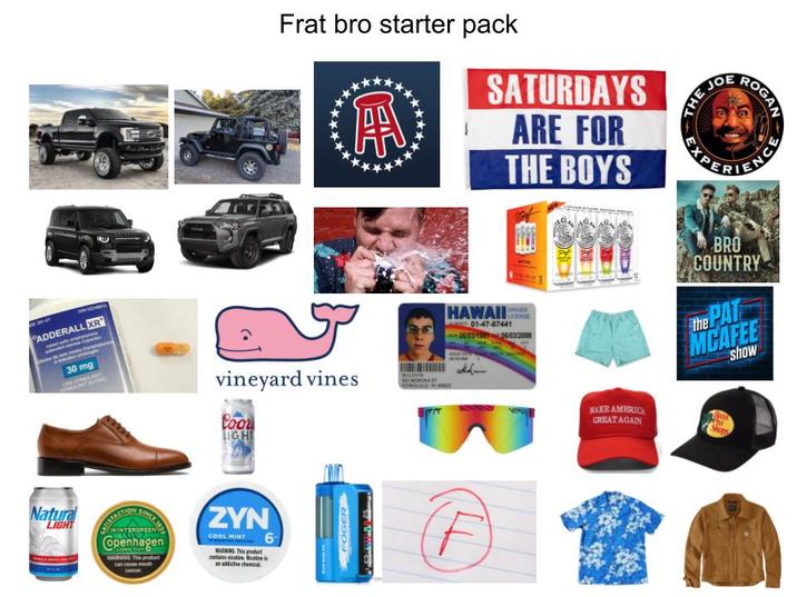 ADDERALL XR 30 mg Frat bro starter pack A SATURDAYS ARE FOR THE BOYS vineyard vines Coor LIGHT Natural LIGHT SINCE 1822 WINTERGREEN Copenhagen WARNING This product ZYN COOL HINT WARMING This product canais nicotine. Nicolini an addictive chemical 6 FOGER HAWAII LICENSE 01-47-87441 06/03/1989 06/03/2008 MAKE AMERICA GREAT AGAIN ROGAN THE JO RIENCE BRO COUNTRY the PAT MCAFEE show