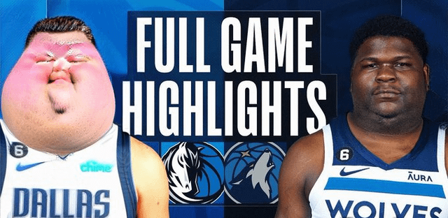 A "meme":https://knowyourmeme.com/memes/memes that shows two fat versions of Luka Doncic and Anthony Edwards":https://knowyourmeme.com/memes/people/anthony-edwards.