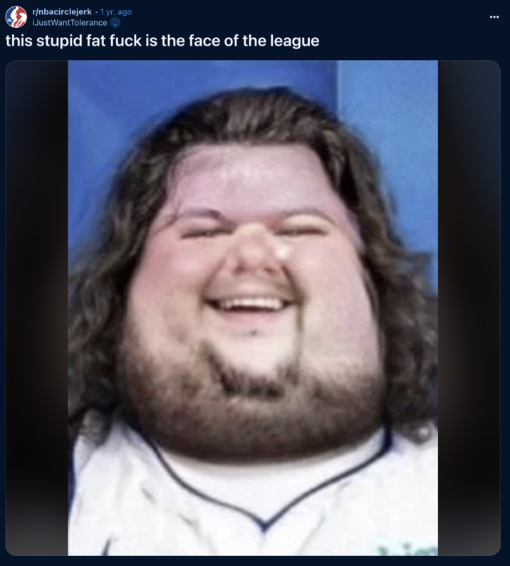 A "meme":https://knowyourmeme.com/memes/memes showing a fat Luka Doncic via a "photoshop":https://knowyourmeme.com/memes/sites/photoshop edit.