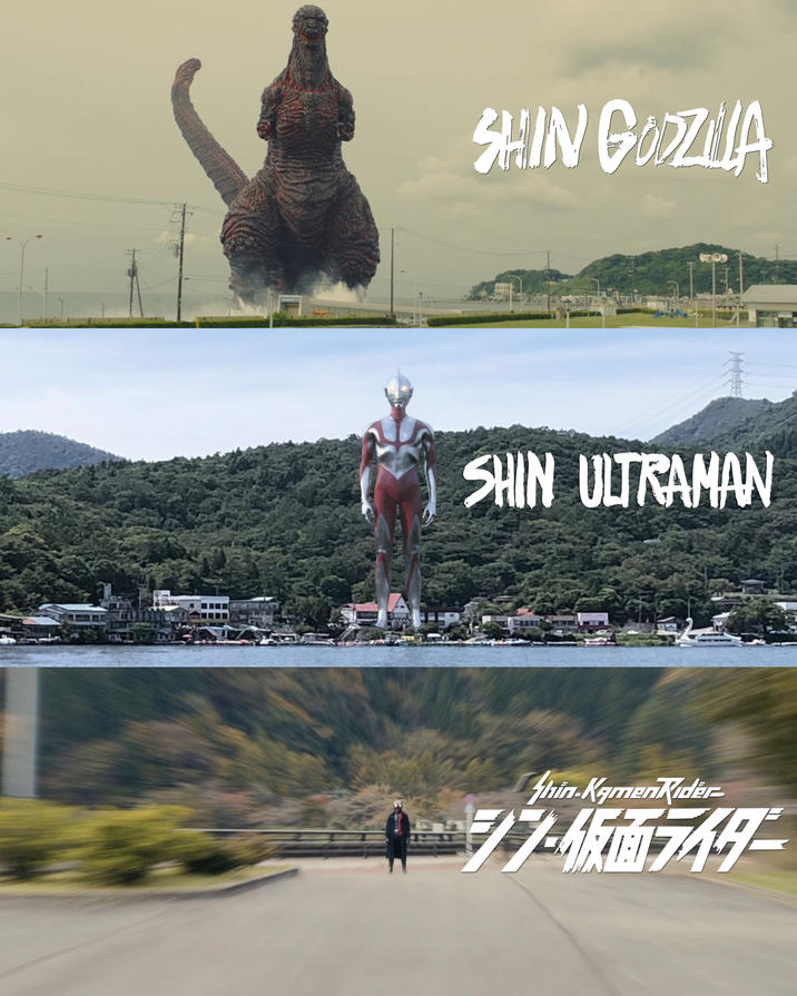 SHIN GODZINA SHIN ULTRAMAN Shin-KamenRider シフ・仮面ライダー