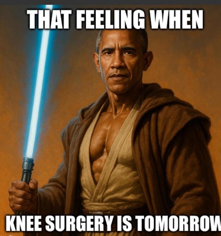 THAT FEELING WHEN KNEE SURGERY IS TOMORROW