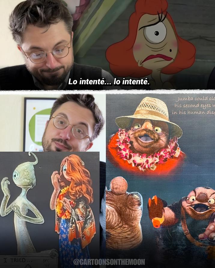 The director of the live-action Lilo & Stitch (Dean Fleischer Camp) has hinted that Pleakley and Jumba won't be wearing their iconic costumes in the film.

And to prove he's serious about it, he's revealed some concept art.