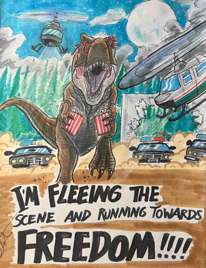 TM FLEEING THE SCENE AND RUNNING TOWARDS FREEDOM!!!!