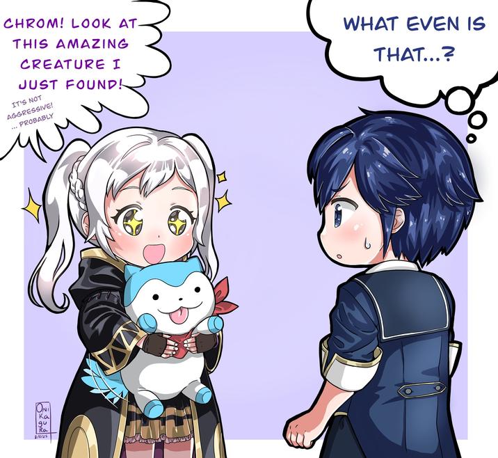 ONI Ka gu Ra 8/5/25 CHROM! LOOK AT THIS AMAZING CREATURE I JUST FOUND! IT'S NOT AGGRESSIVE! PROBABLY n WHAT EVEN IS THAT...? O