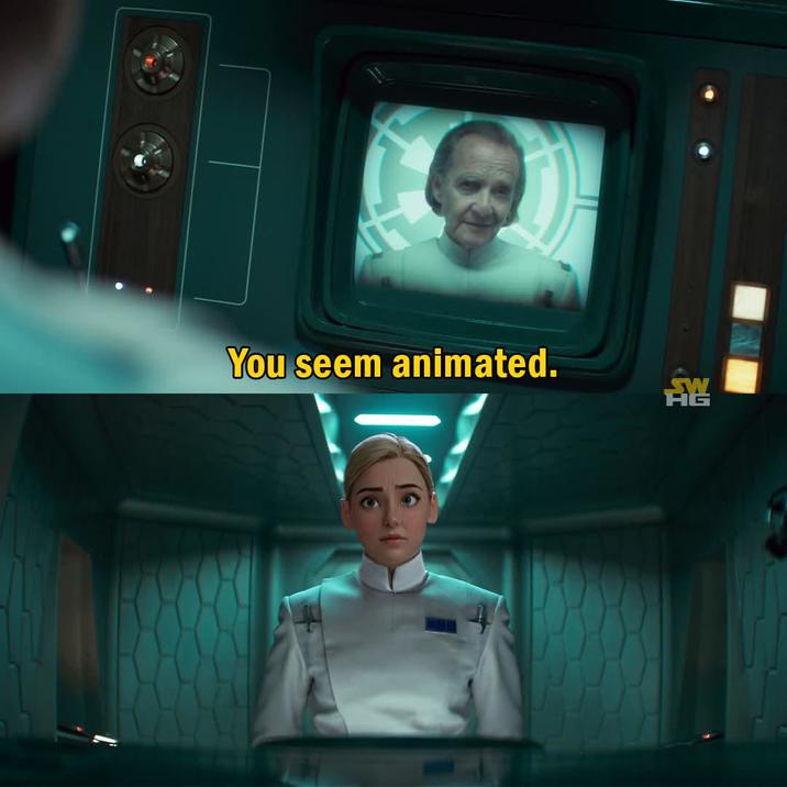 You seem animated. 龍