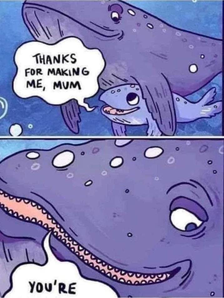 THANKS FOR MAKING ME, MUM YOU'RE