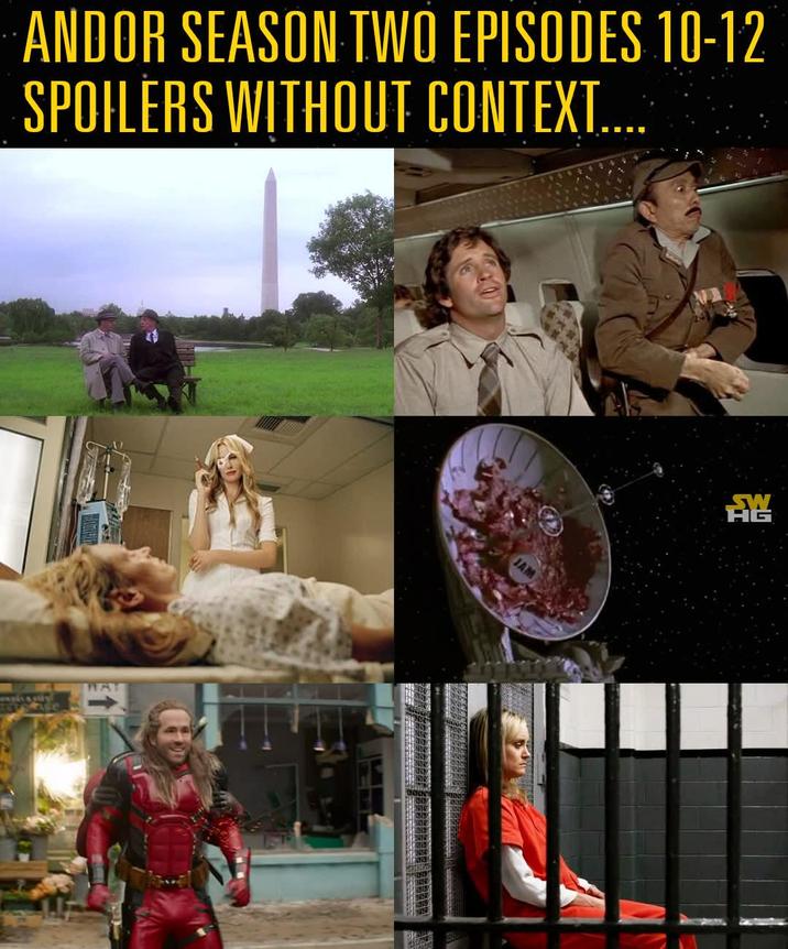ANDOR SEASON TWO EPISODES 10-12 SPOILERS WITHOUT CONTEXT.... WAT 龍