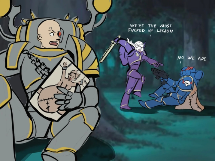 WE'RE THE MOST F----- UP LEGION NO WE ARE