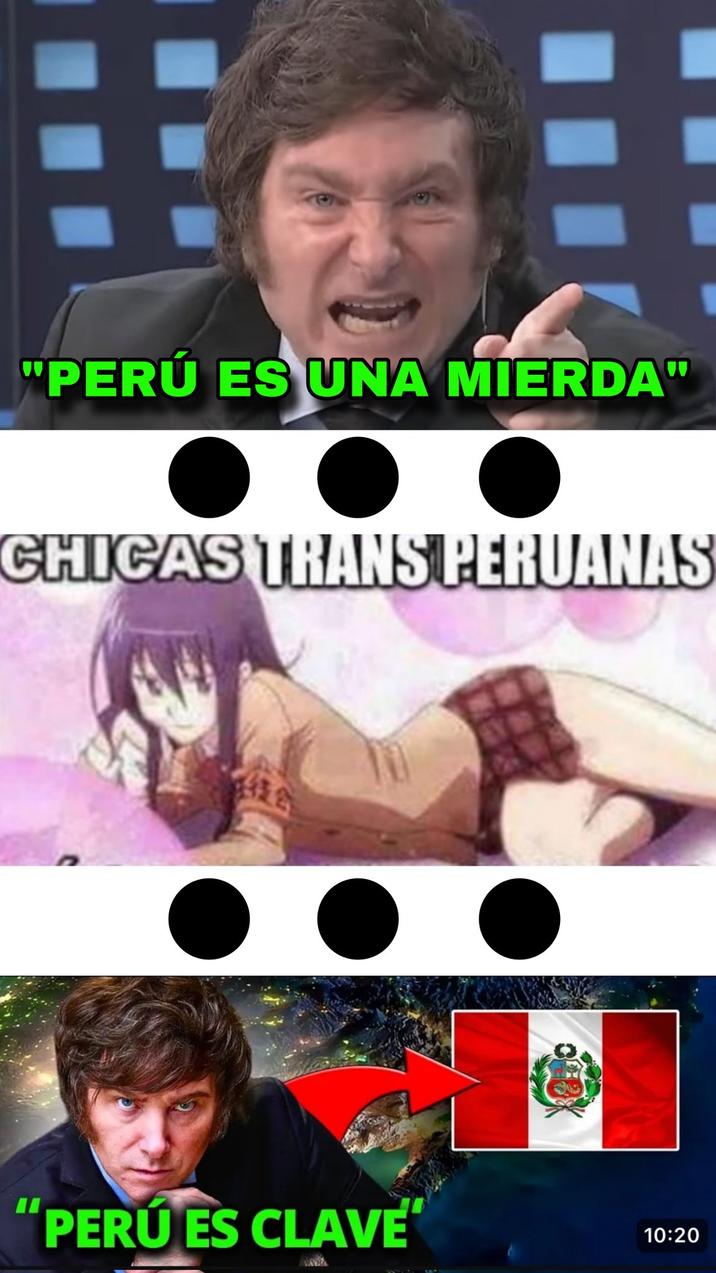 "PERÚ ES UNA MIERDA" CHICAS TRANS PERUANAS 存技 412 PERÚ ES CLAVE 10:20
