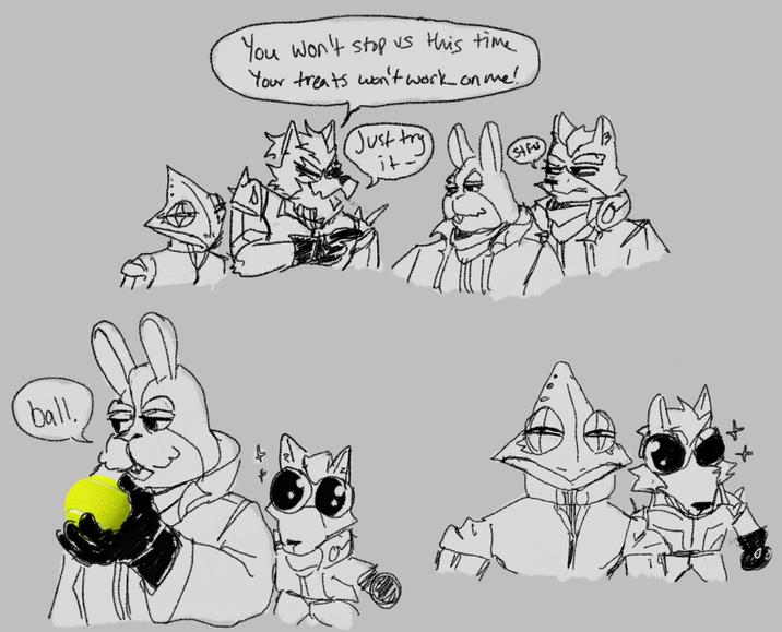 ball. You won't stop us this time Your treats won't work on me! Just try it- (SIN)