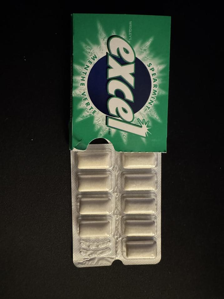 WRIGLEY'S SPEARMINT excel MENTHE VERTE /MD VERTE