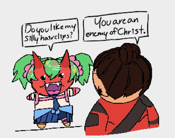 Do you like my Silly hairclips? You are an enemy of Christ. wwwwwwwwwwwwx
