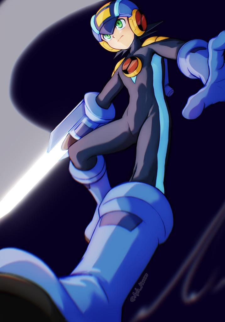Mega Man Battle Network: Rockman using a Wide Sword
https://x.com/Ayla_Kazemi/status/1925304360377938199