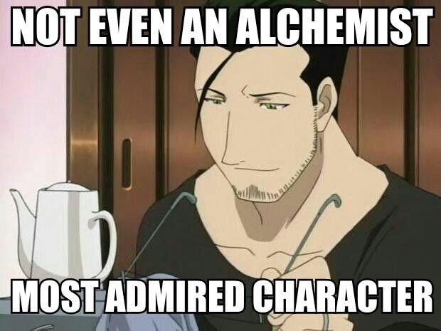 NOT EVEN AN ALCHEMIST MOST ADMIRED CHARACTER