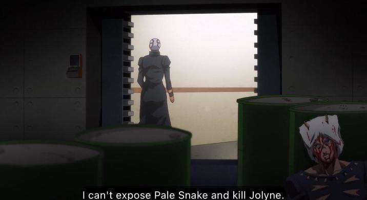 I can't expose Pale Snake and kill Jolyne.
