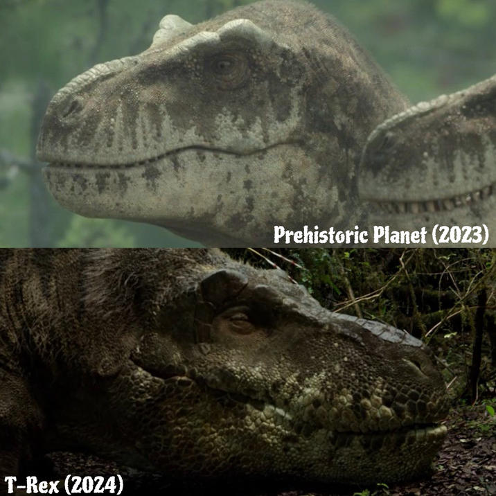 T-Rex (2024) Prehistoric Planet (2023)
