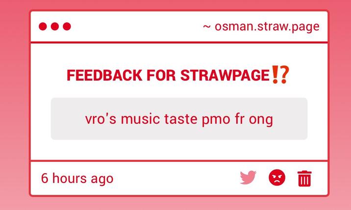 An example Straw.Page post from the website's creator "Twitter / X":https://knowyourmeme.com/memes/sites/twitter-x user @okozzie_.