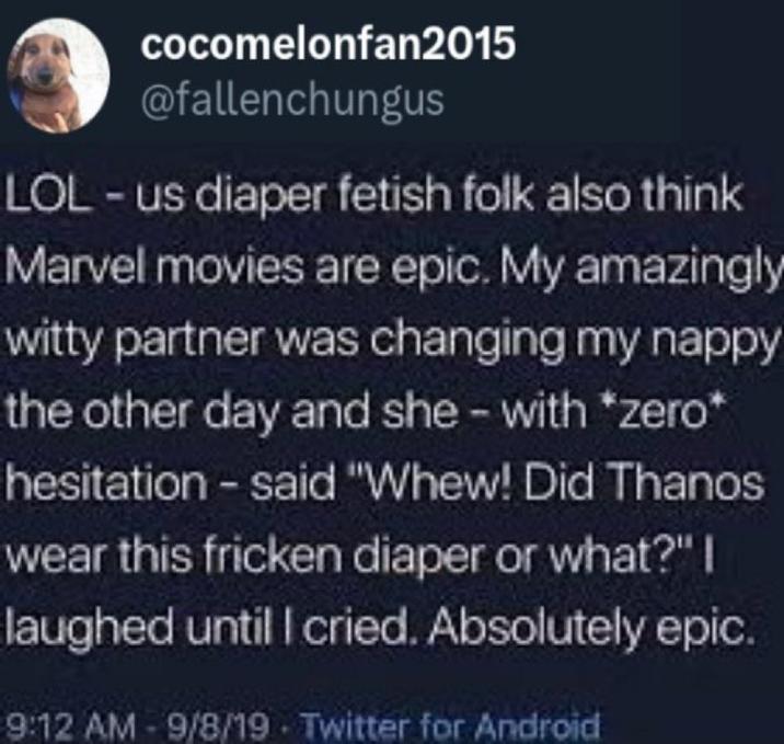 A faked "tweet":https://knowyourmeme.com/memes/sites/twitter-x from "Fallenchungus":https://knowyourmeme.com/memes/people/fallenchungus about him having a fart "fetish":https://knowyourmeme.com/memes/subcultures/internet-paraphilias.