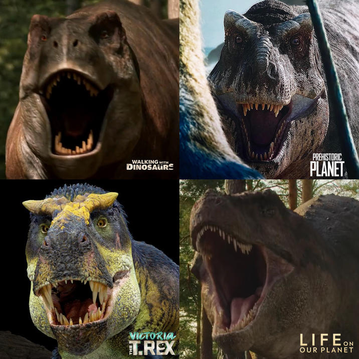 WALKING WITH DINOSAURS PRÉHISTORIC PLANET VICTORIA T.REX LIFEON OUR PLANET