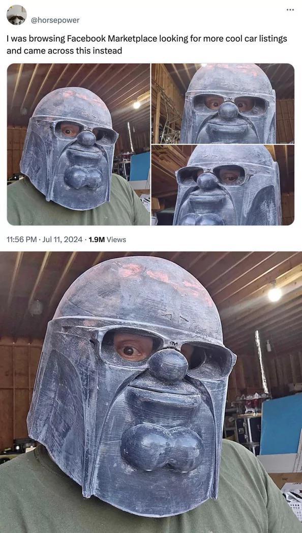 @horsepower I was browsing Facebook Marketplace looking for more cool car listings and came across this instead 11:56 PM Jul 11, 2024 1.9M Views MM