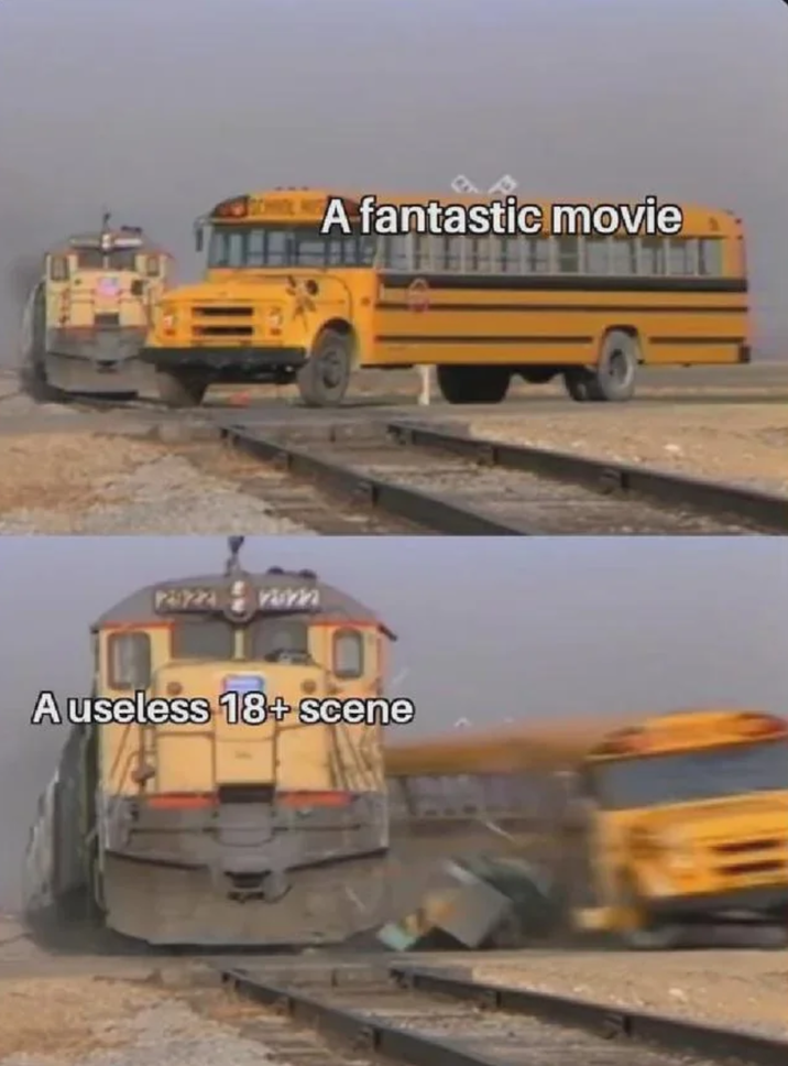 A fantastic movie A useless 18+ scene