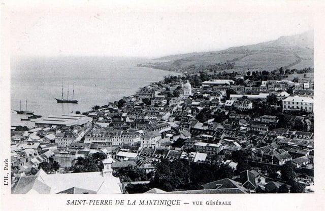 L'H., Paris podoone SAINT-PIERRE DE LA MARTINIQUE - VUE GÉNÉRALE