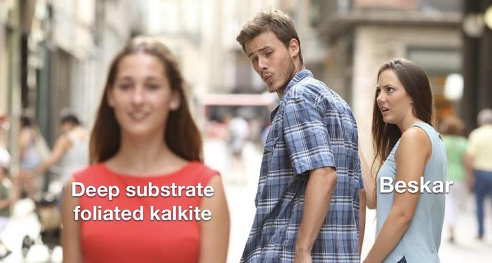 Deep substrate foliated kalkite Beskar