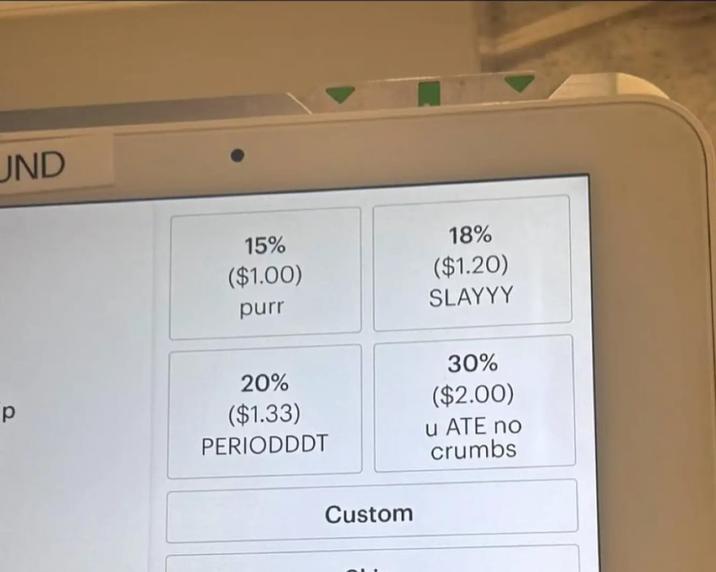 These tip options | Mildly Infuriating | Know Your Meme