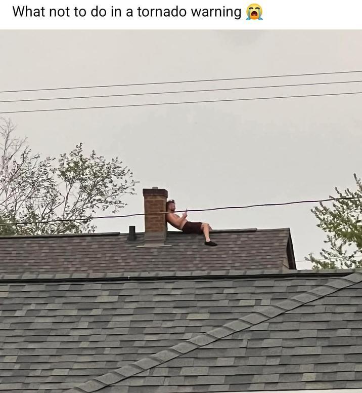 What not to do in a tornado warning