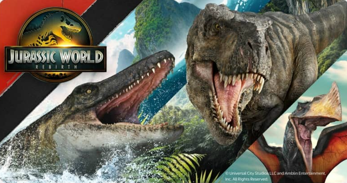 JURASSIC WORLD REBIRTH Universal City Studios LLC and Amblin Entertainment, Inc. All Rights Reserved.