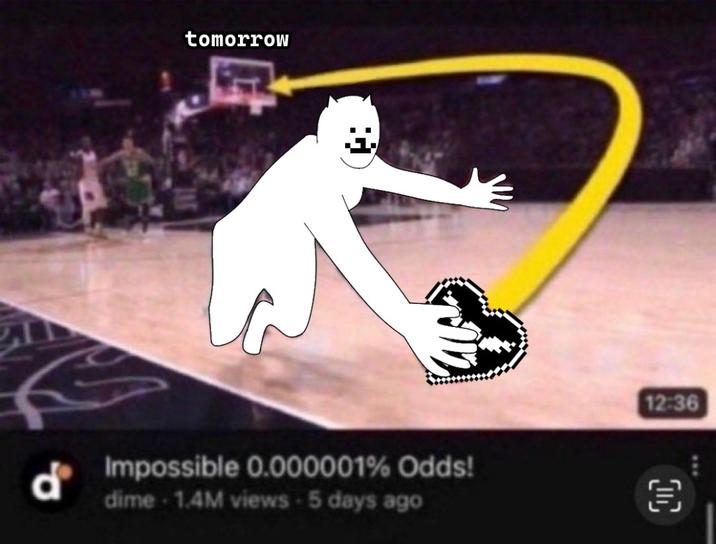 tomorrow Impossible 0.000001% Odds! dime-1.4M views - 5 days ago 12:36 闫