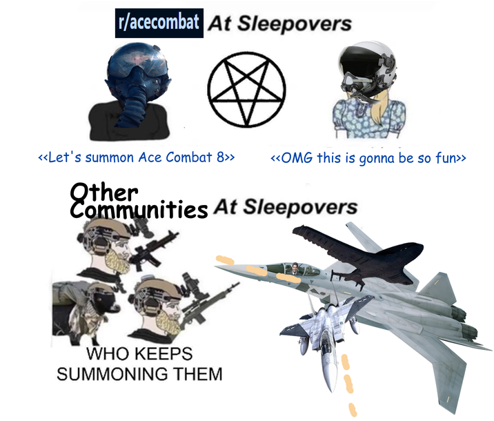r/acecombat recently with their rituals
