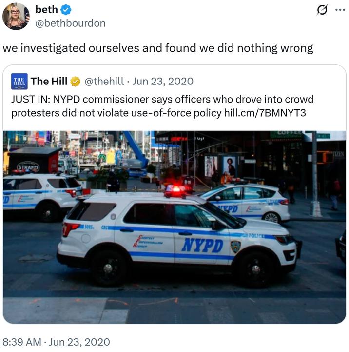 We Investigated Ourselves and Found No Wrongdoing Know Your Meme