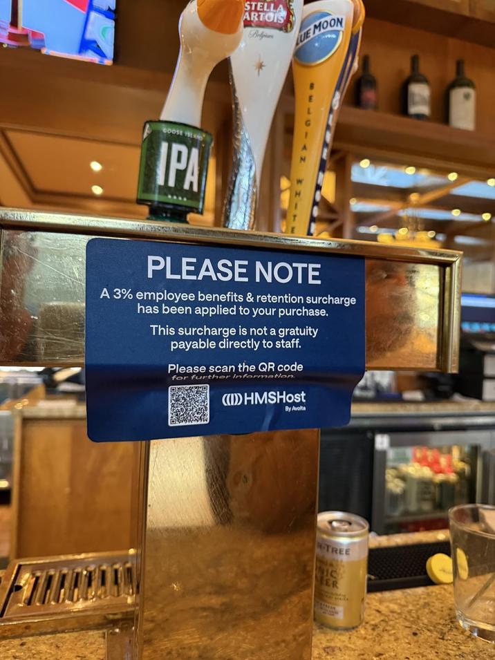 STELLA ARTOIS Belgiam UE MOON GOOSE S IPA 1733-AN PLEASE NOTE A 3% employee benefits & retention surcharge has been applied to your purchase. This surcharge is not a gratuity payable directly to staff. Please scan the QR code for further information. (HMSHost By Avolta -TREE NIC ER