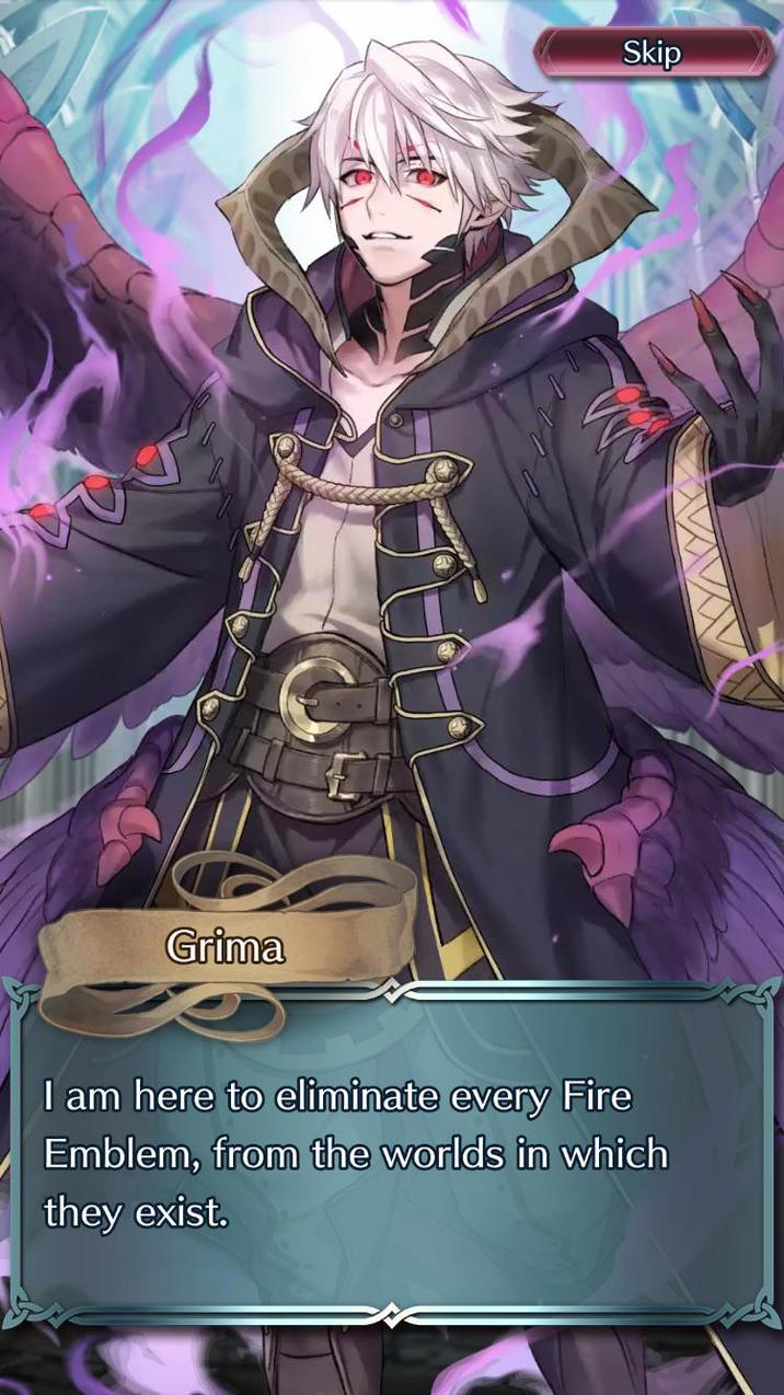 Actual dialogue from Grima.