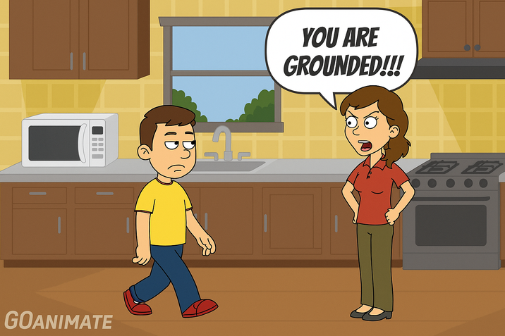 GOANIMATE 4 YOU ARE GROUNDED!!! 简简