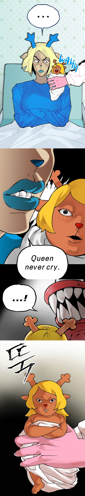 WAHE Queen never cry. Vu