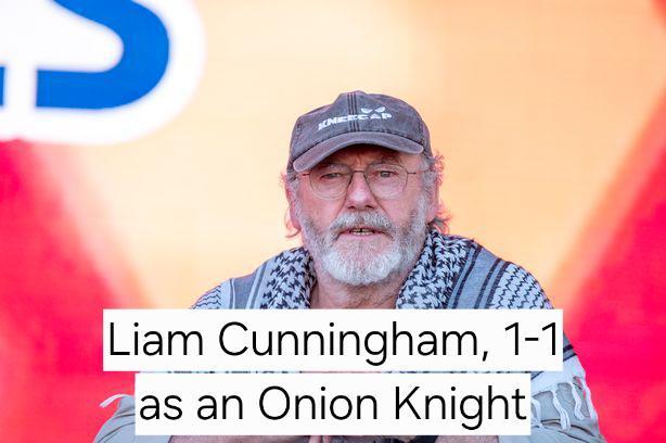Liam Cunningham, 1-1, as an Onion Knight