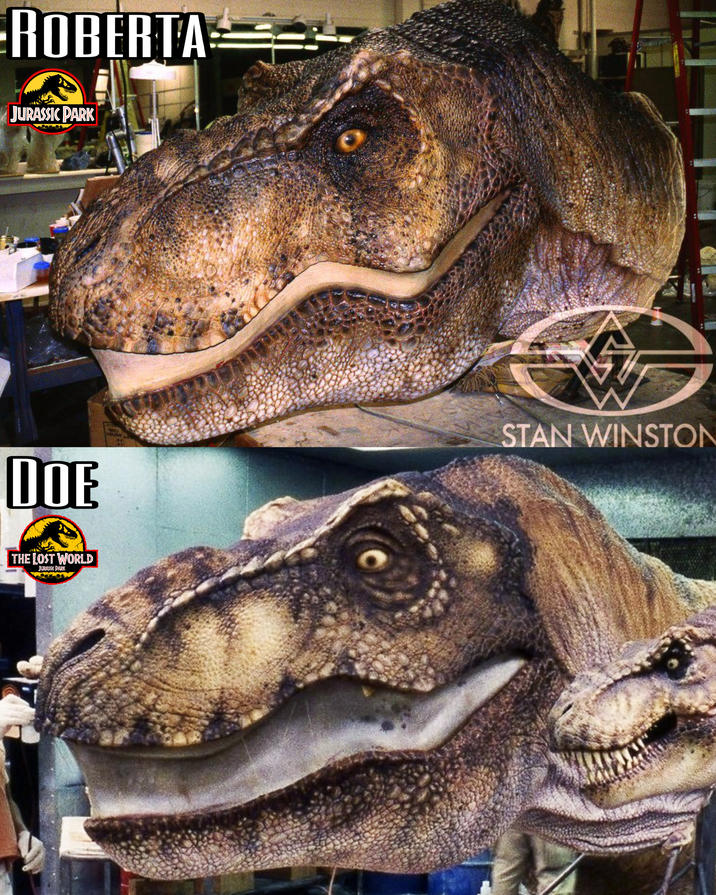ROBERTA JURASSIC PARK DOE THE LOST WORLD JURASSIC PARK STAN WINSTON